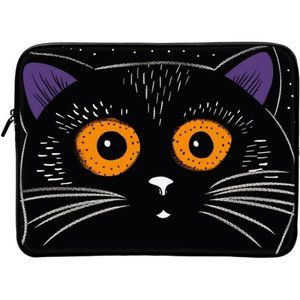Magic Cat Mac Book Pro 16" Sleeve - Black Cat Laptop Sleeve